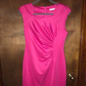 Calvin Klein Pink Classy Dress - Size 6 EUC